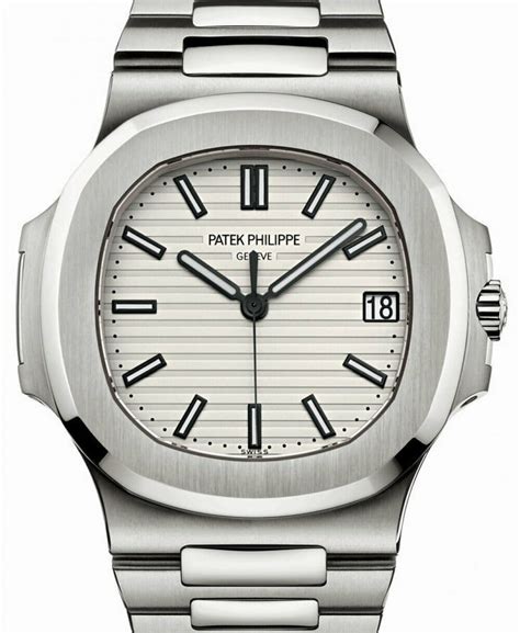 patek philippe white dial nautilus|Patek Philippe Nautilus full diamond.